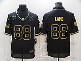 Nike Cowboys 88 Ceedee Lamb Black Gold 2020 Salute To Service Limited Jersey,baseball caps,new era cap wholesale,wholesale hats